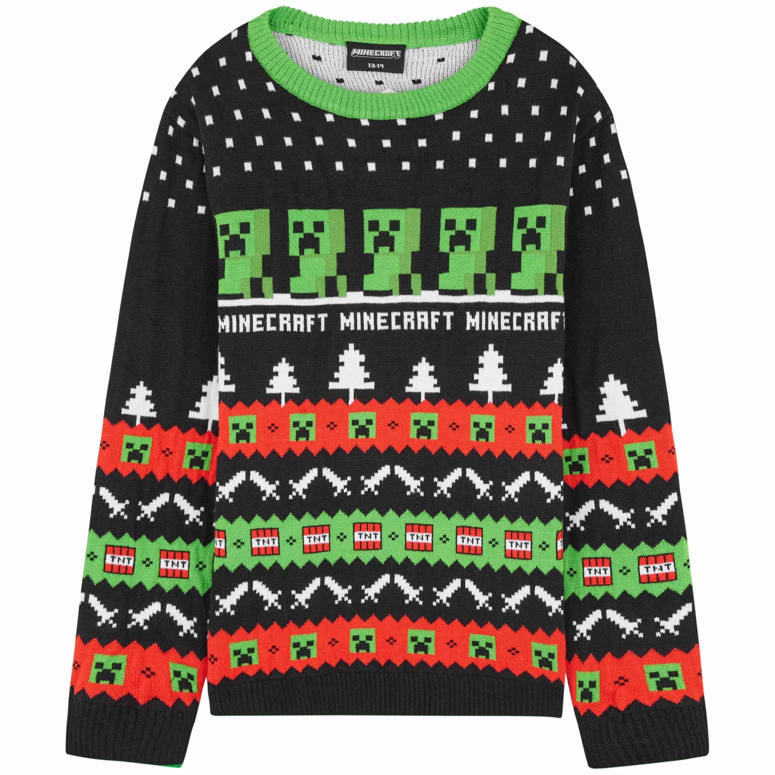 MINECRAFT Maglione di Natale per Bambini e Ragazzo, Maglione Natale - Idee Regalo