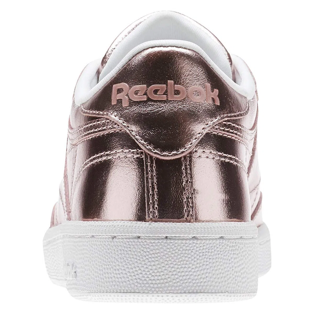 Reebok Scarpe da Tennis Club C 85 S Shine Donna, Nero Argento, 37 EU