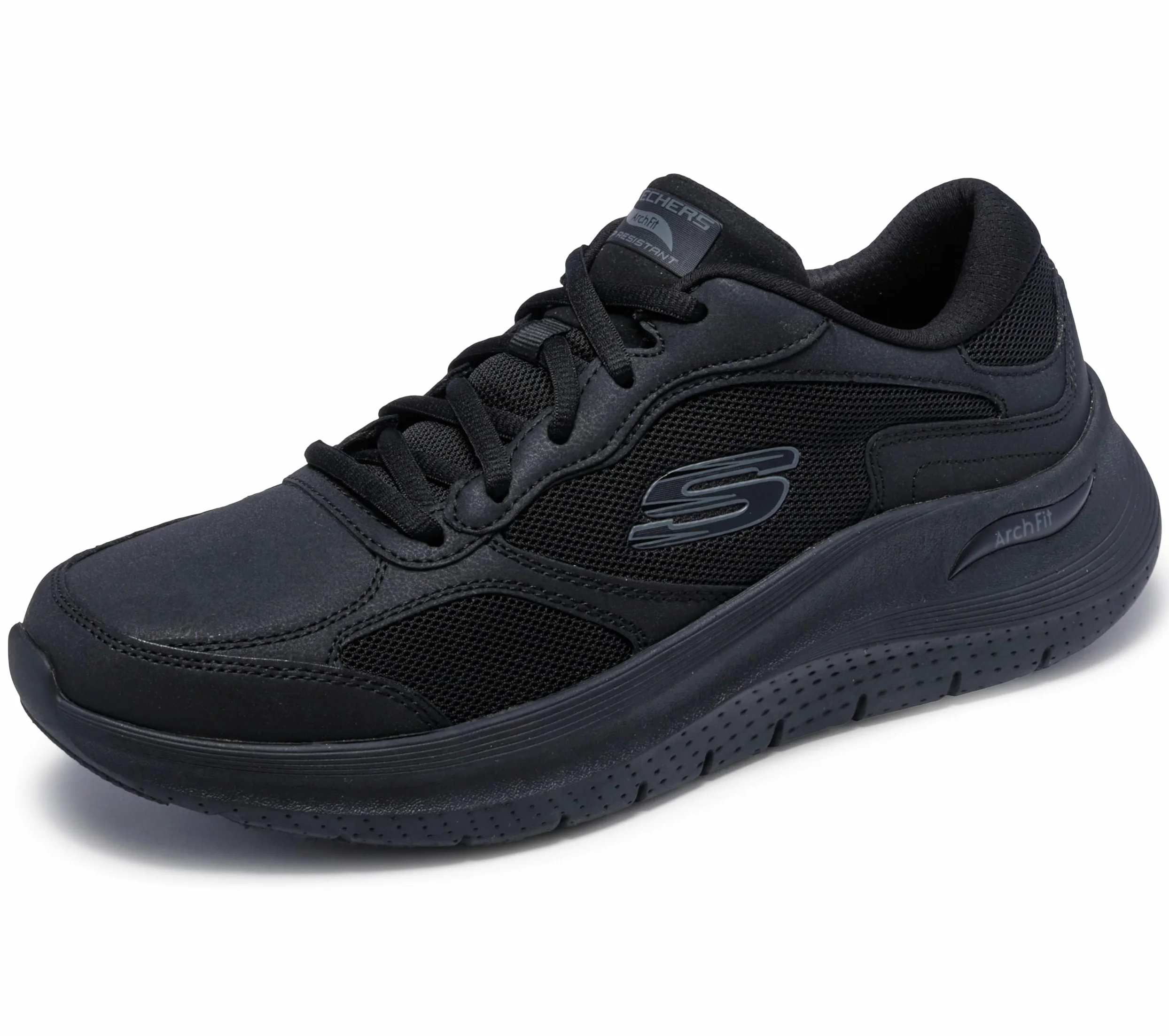 Skechers Work: Arch Fit 2.0 Slip Resistant Lace-up Sneakers for Men, Scarpe Food Service Uomo