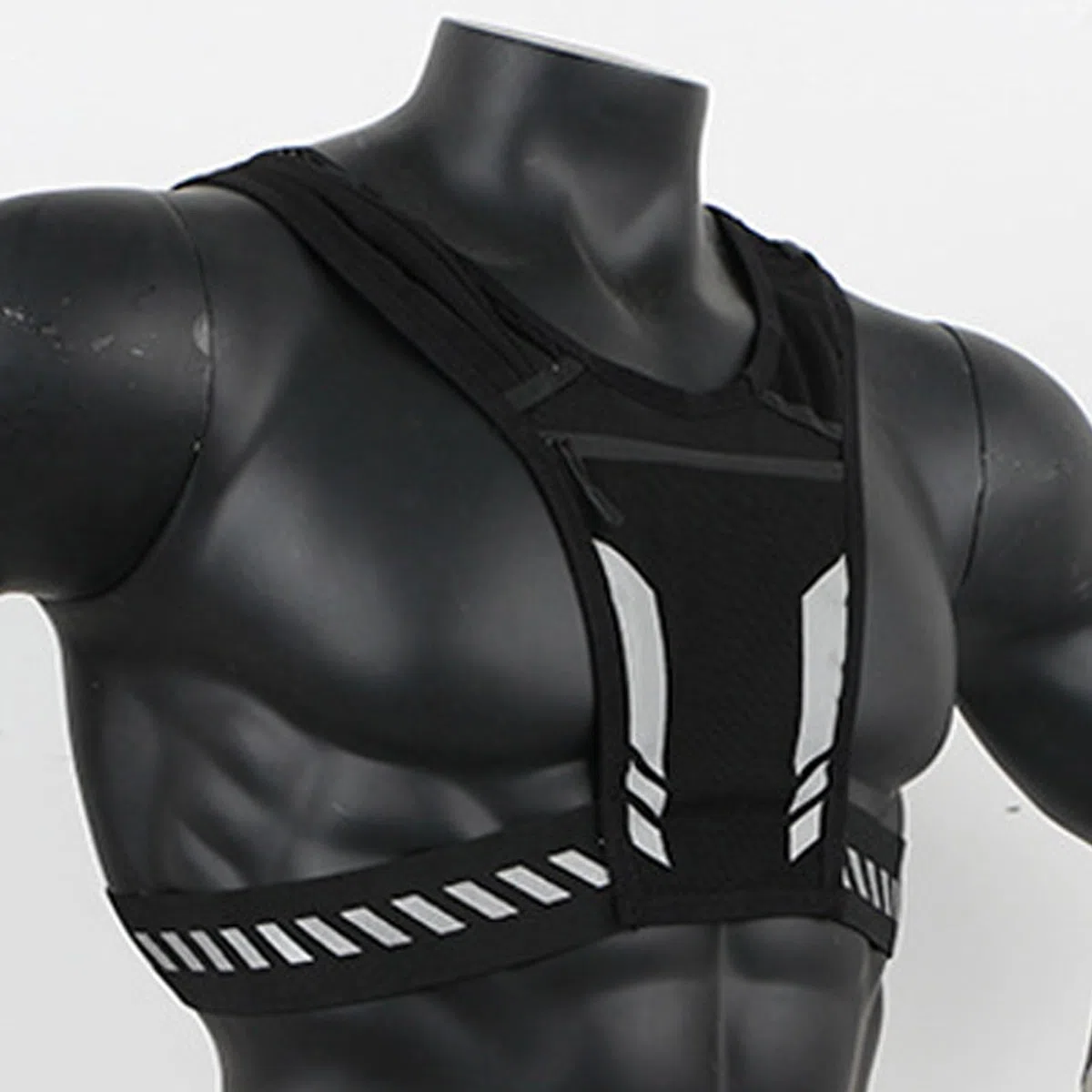 Running Vest - Supporto per telefono portatile, supporto per telefono cellulare a spalla riflettente, allenamento traspirante gilet da corsa riflettente sport da jogging cintura regolabile
