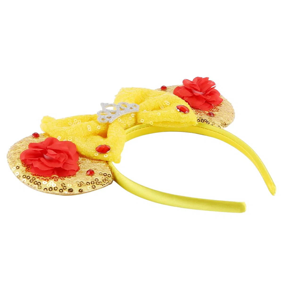 Fascia per capelli con orecchie di Topolino, adatta a diverse forme della testa e acconciature, adatta per Disneyland, festival, feste di compleanno e altre occasioni.