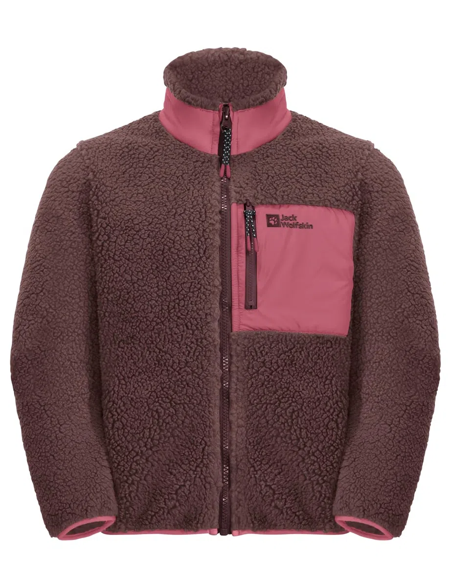 Jack Wolfskin Ice Curl Jacket K Giacca in pile Bambine e ragazze