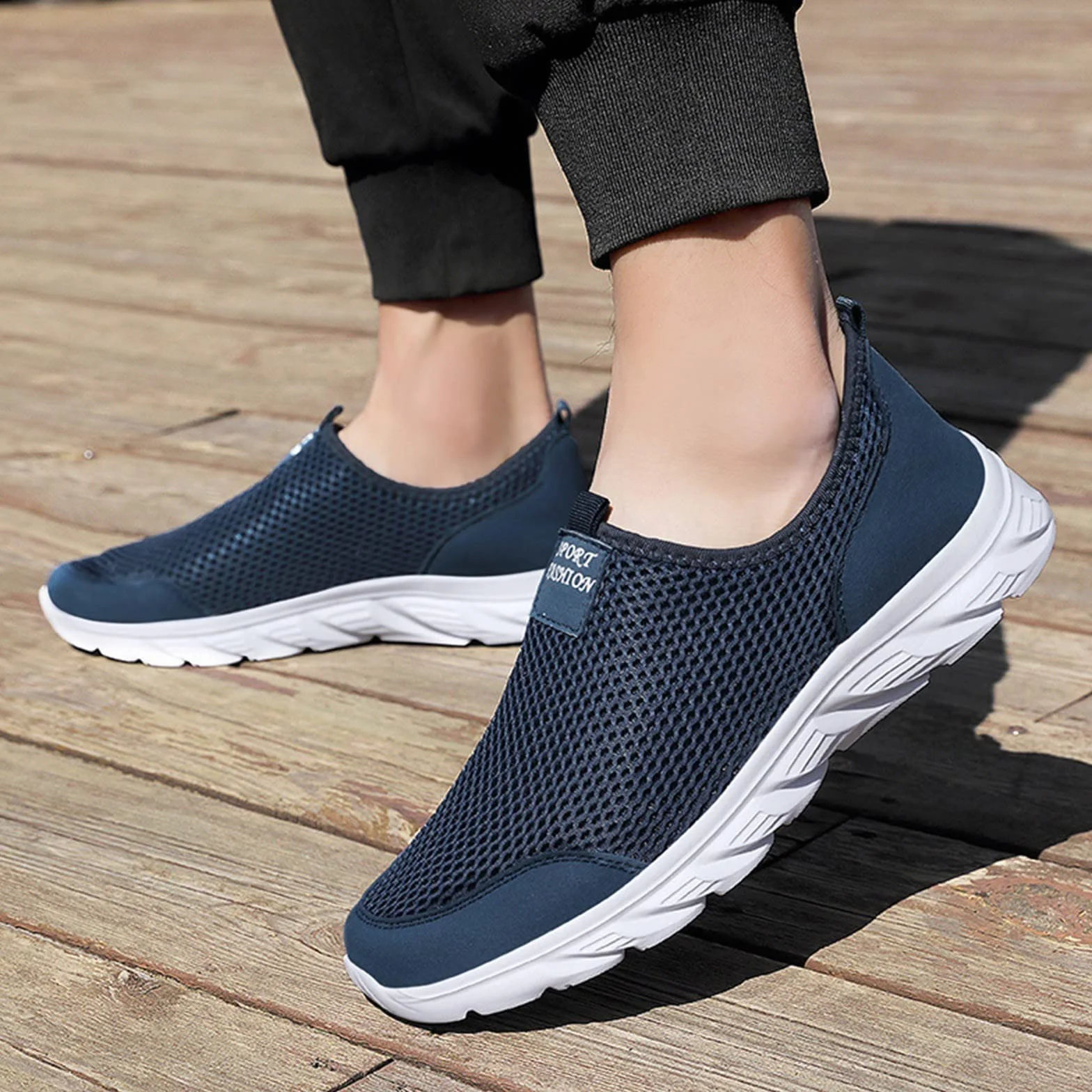 Kayferli Scarpe da corsa uomo autunno scarpe leggere sneakers uomo traspiranti scarpe da trekking uomo single mesh uomo scarpe sportive casual uomo scarpe sportive sportive