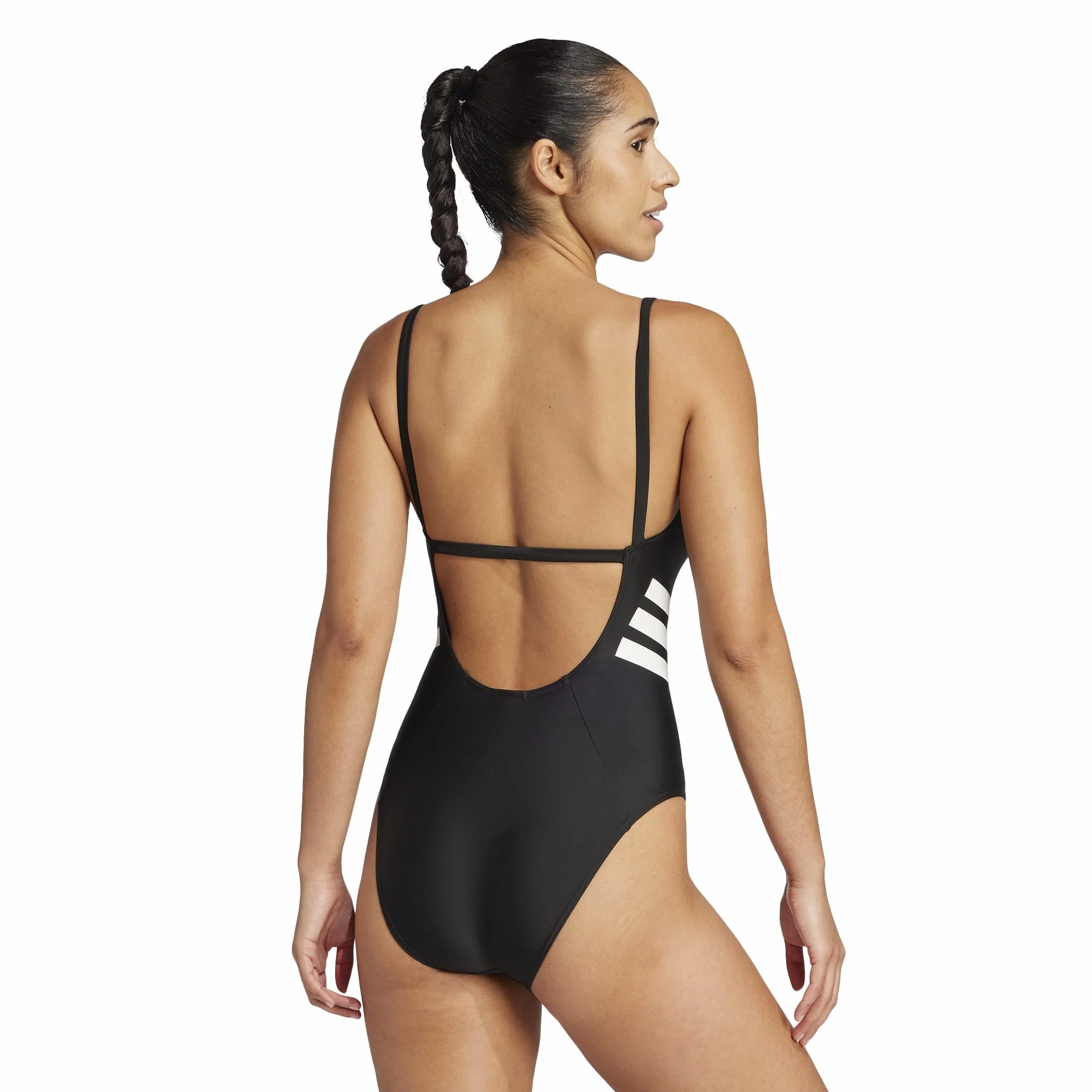 adidas Women Costume da Bagno 3-Stripes U-Back