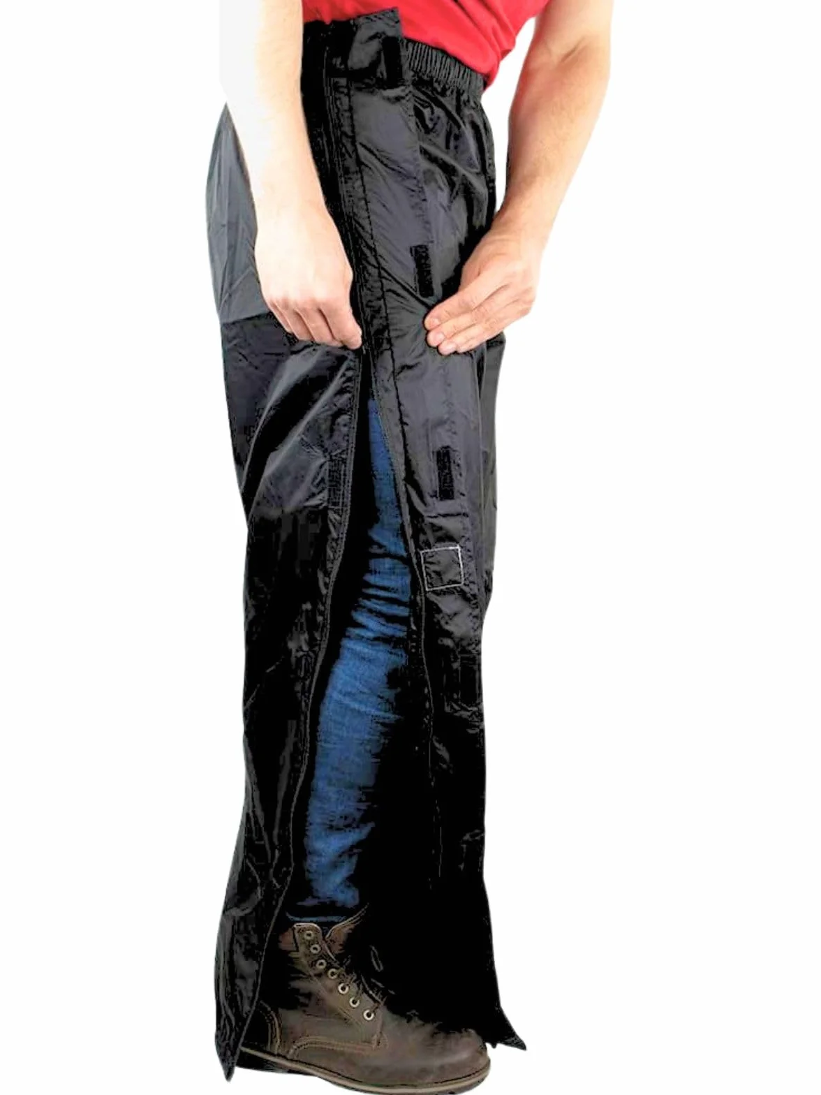 HOCK Pantaloni da Pioggia Unisex per Una vestibilità Comoda, con Cerniera a Due Vie e Traspiranti, Estremamente Impermeabili (Colonna d'Acqua 10.000 mm), Pantaloni da Pioggia da Uomo e