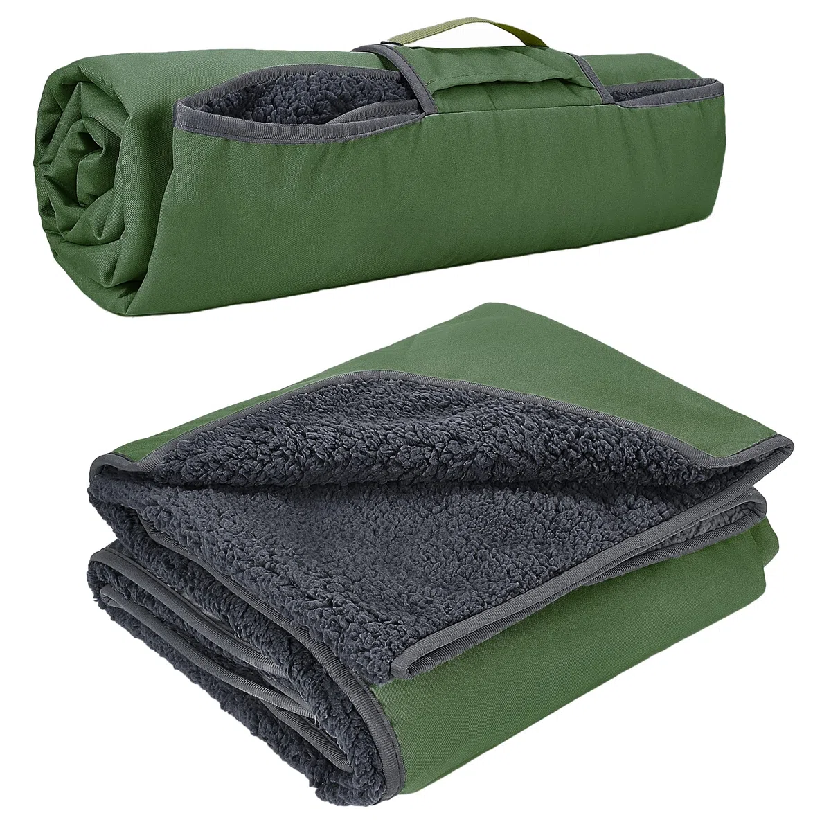 Kato Tirrinia Coperta da campeggio impermeabile, coperta da esterno cabina di dormire coperta da viaggio Sandproof caldo Picnic coperta in pile per il campeggio, viaggi, spiagge, cani e uso domestico