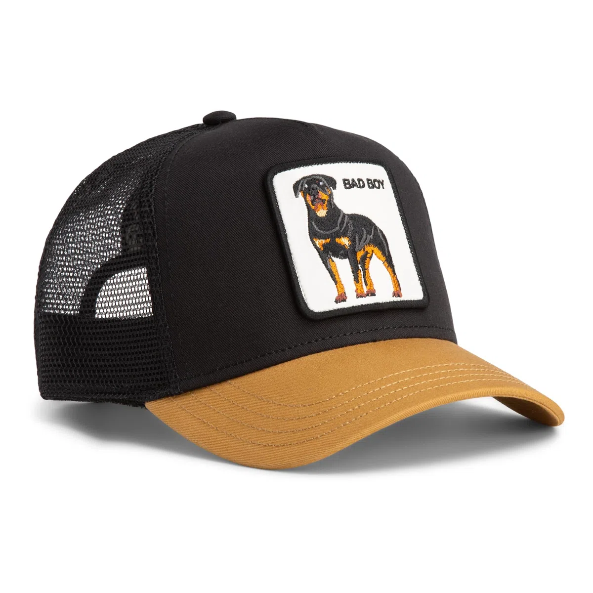 Goorin Bros. Cappello Bad Boy Trucker cap Misto Poliestere Nero/Giallo Unisex