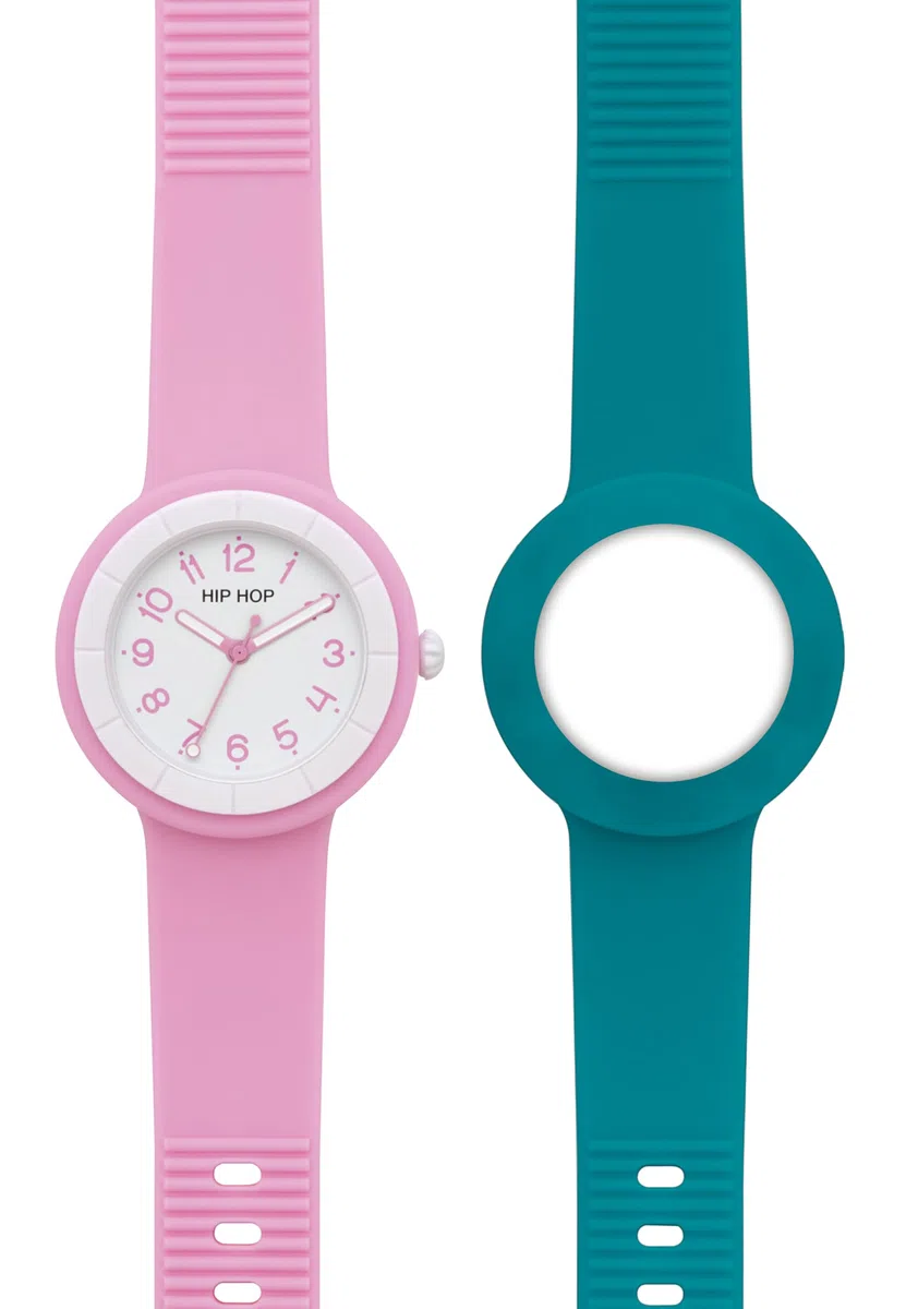 HIP HOP Orologio Donna, Bracciale in Silicone, Cassa 34 cm | Collezione HERO.DOT, Movimento Quarzo Analogico, Resistente all'acqua 50 metri, Idee regalo Donna