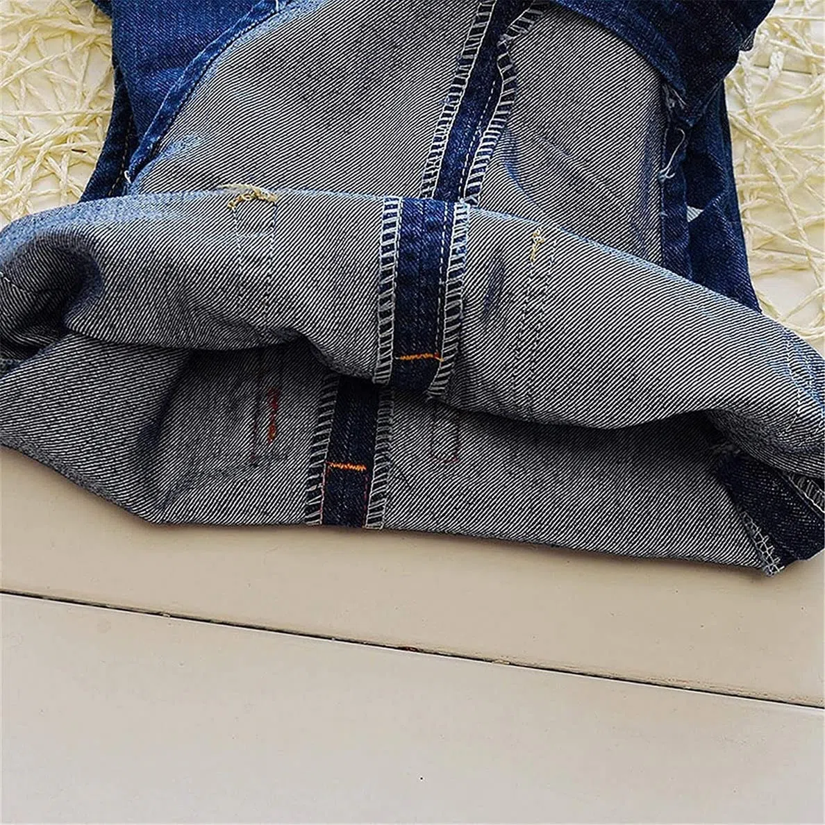 Salopette Jeans Bimbo Bambina Abbigliamento Bambino Tuta Neonata Pantaloni Lunghe Jeans Tuta Blu Denim Pantaloni Lunghe Jumpsuits