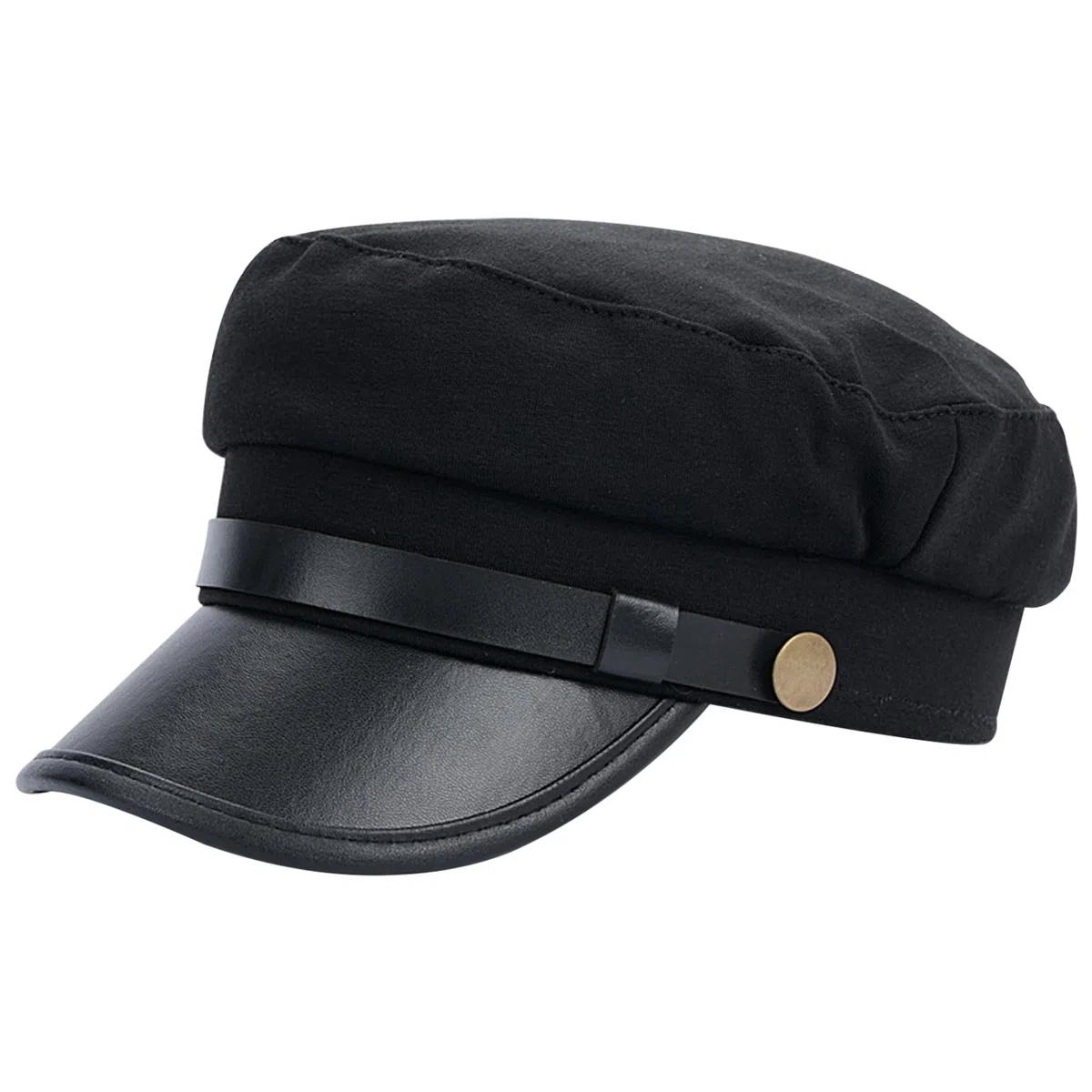 Cappello da Autista Cappello da Autista per Uomo e Donna Elegante da Capitano Elegante Berretto da Strillone da Pilota Vintage per Tutti i Giorni e Come Regalo Nero