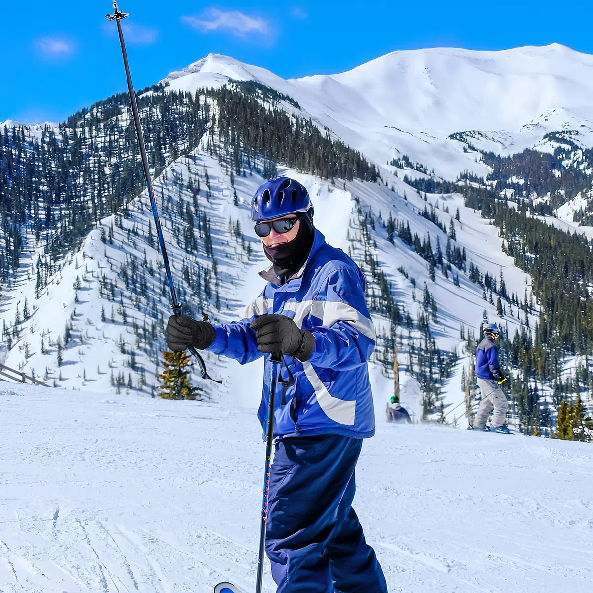 QKURT Guanti da Sci, Guanti Invernali Caldi Antivento Guanti da neve Uomo Donna per Climi Freddi per Slittino Snowboard Pattinaggio Ciclismo Corsa e Attività all'aperto