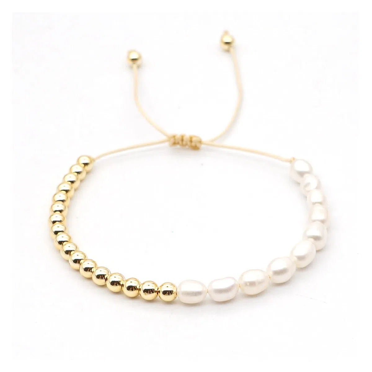 HLTYGWX Braccialetti per Donna Perla Braccialetto Estivo Placcato Spiaggia per Donna Gioielli Bohémien Braccialetti di Perline Regalo di San Cina