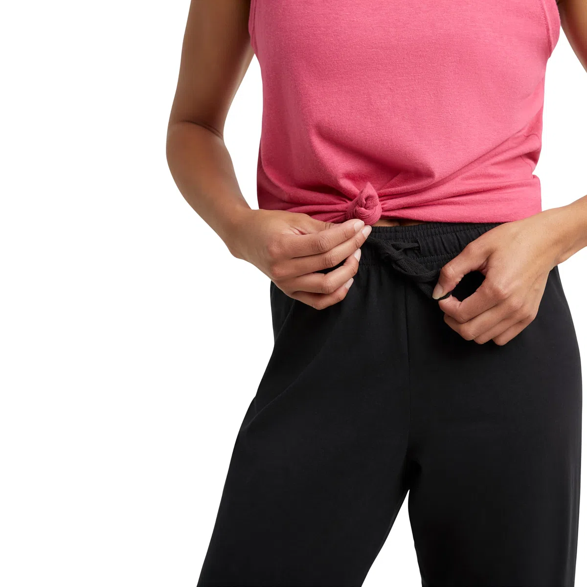 Champion - Pantalone Jersey, Pantaloni di Cotone, Pantaloni della Tuta da Donna con Coulisse, Pantaloni della Tuta da Donna, 78,7 cm Donna