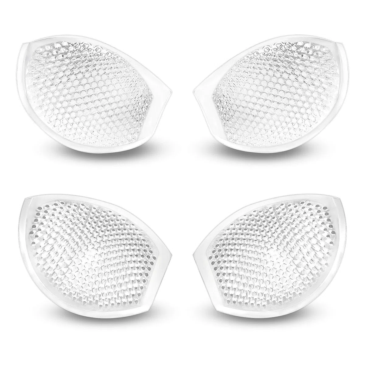 Imbottitura Reggiseno Silicone Coppe per Reggiseni Coppe per Costumi da Bagno 2 Paia Diversi Spessori Rimovibili Reggiseno Adesivo per Una Varietà di Reggiseni