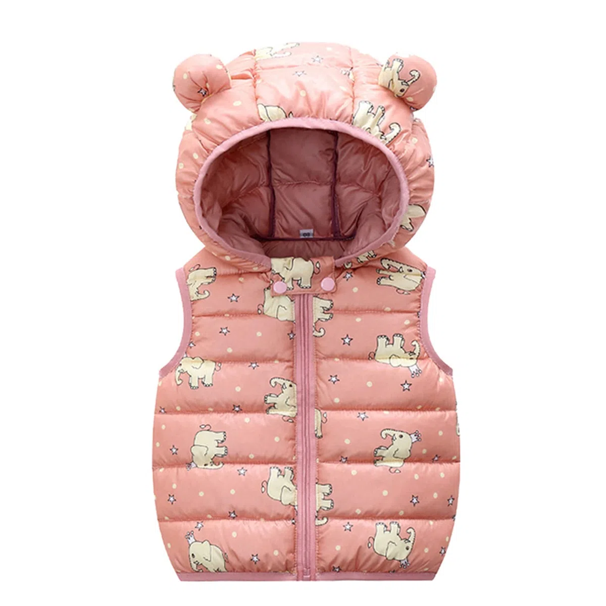 Bambino Bambini Bambino Bambino Bambino Ragazzi Senza Maniche Inverno Solido Cappotti Con Cappuccio Gilet Capispalla Abiti Abbigliamento Piumino Bambini Ragazze