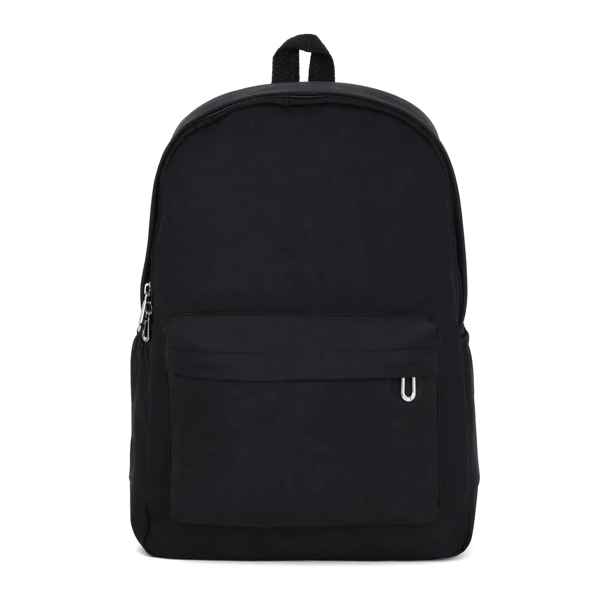 TSLBW Zaino per la Scuola superiore Ragazzi, leggero, casual, per lo studente universitario borsa sportiva di viaggio all'aperto A4 rivista IPad (Nero)
