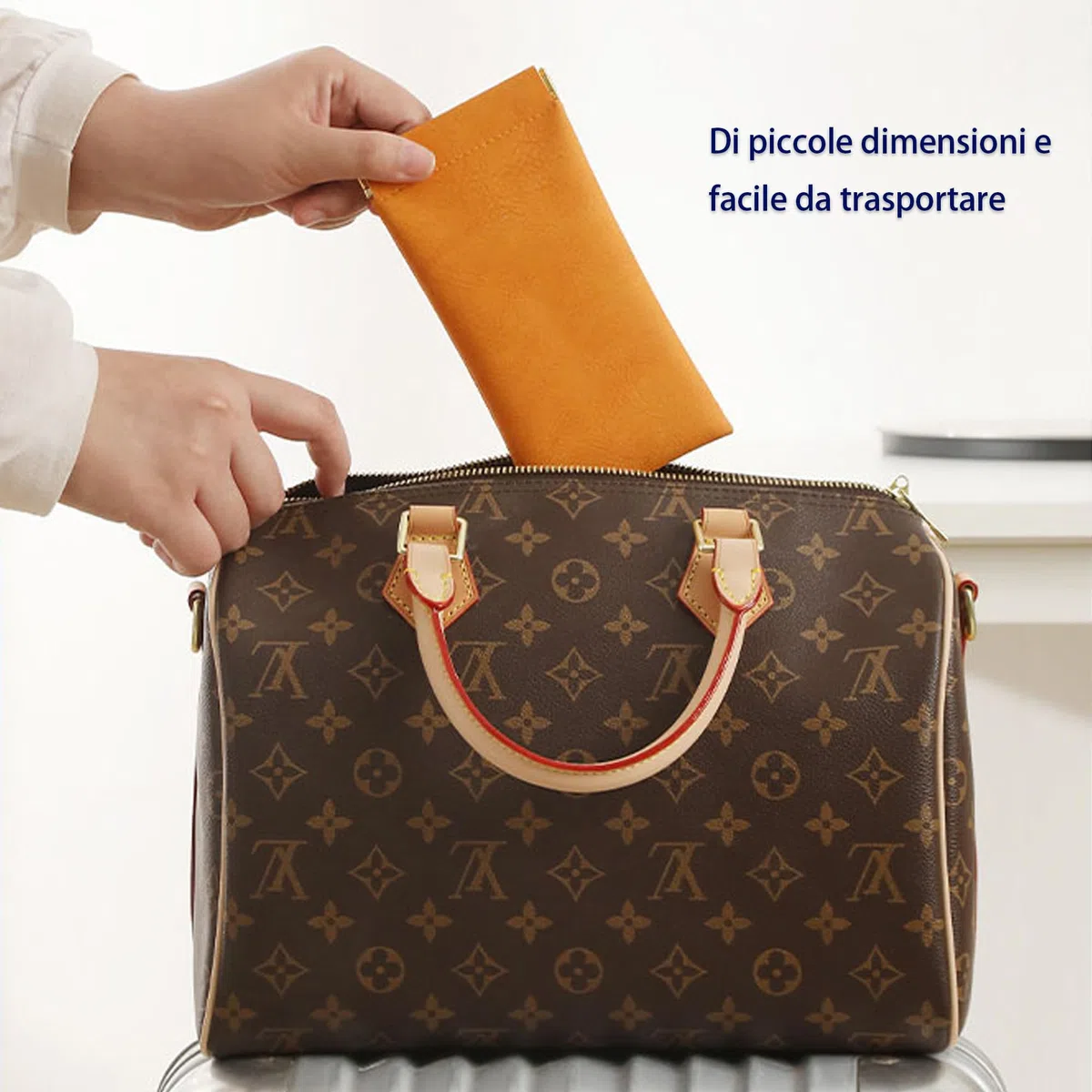 Confezione da 2 custodie per occhiali da sole in pelle PU con chiusura a pressione