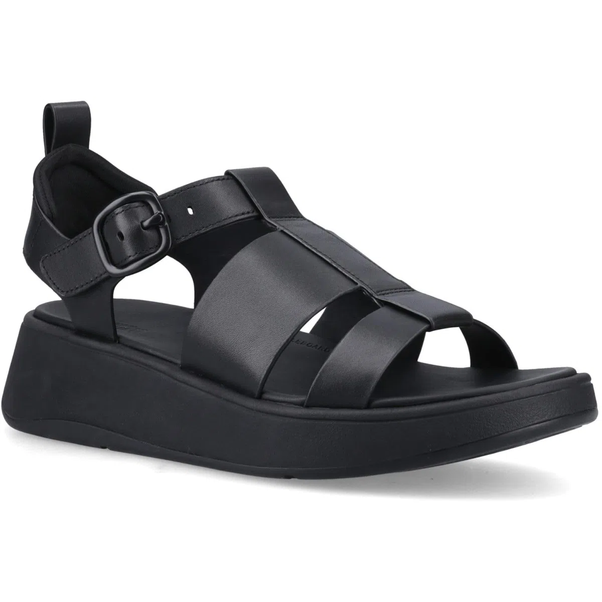 Fitflop F-Mode Leather Flatform Fisherman Sandals, Sandali da Pescatore Donna