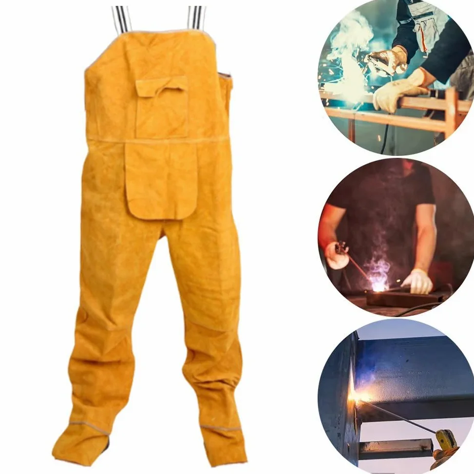 Dianzan Salopette Saldatura, Tute Impermeabili, Resistenti all'Usura, Abbigliamento Lavoro per Meccanici, Officine di Riparazione Auto, per Saldatori
