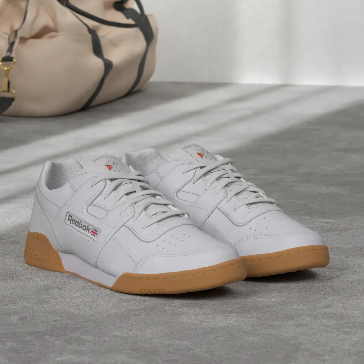 Reebok, Scarpe da Ginnastica Basse Ragazzi, Bianco (White/Carbon/Classic Red), 39