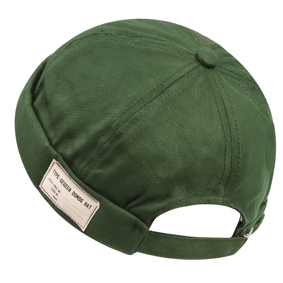 CLAPE Retro Cotone Docker Hat Cappello Senza Visiera Berretto da Portuale Uomo Donna Berretto Docker Regolabile Cuffed Brimless Hat