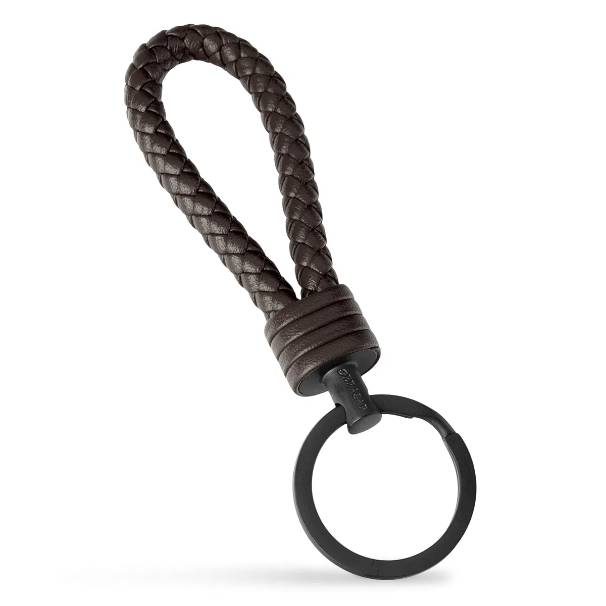 SERASAR Portachiavi [Strong] - Portachiavi in Pelle Premium con Anelli Aggiuntivi per Chiavi Piccole, Migliori Ganci per Chiavi Auto, Moto, Biciclette, di Casa - Uomo e Donna