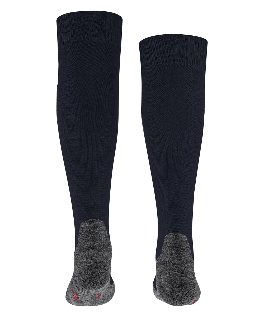FALKE unisex bambini Active Ski calzini da sci traspiranti asciugatura rapida termoregolanti antiodore lana filo funzionale imbottitura media protezione tibia spessi caldi 1 paio