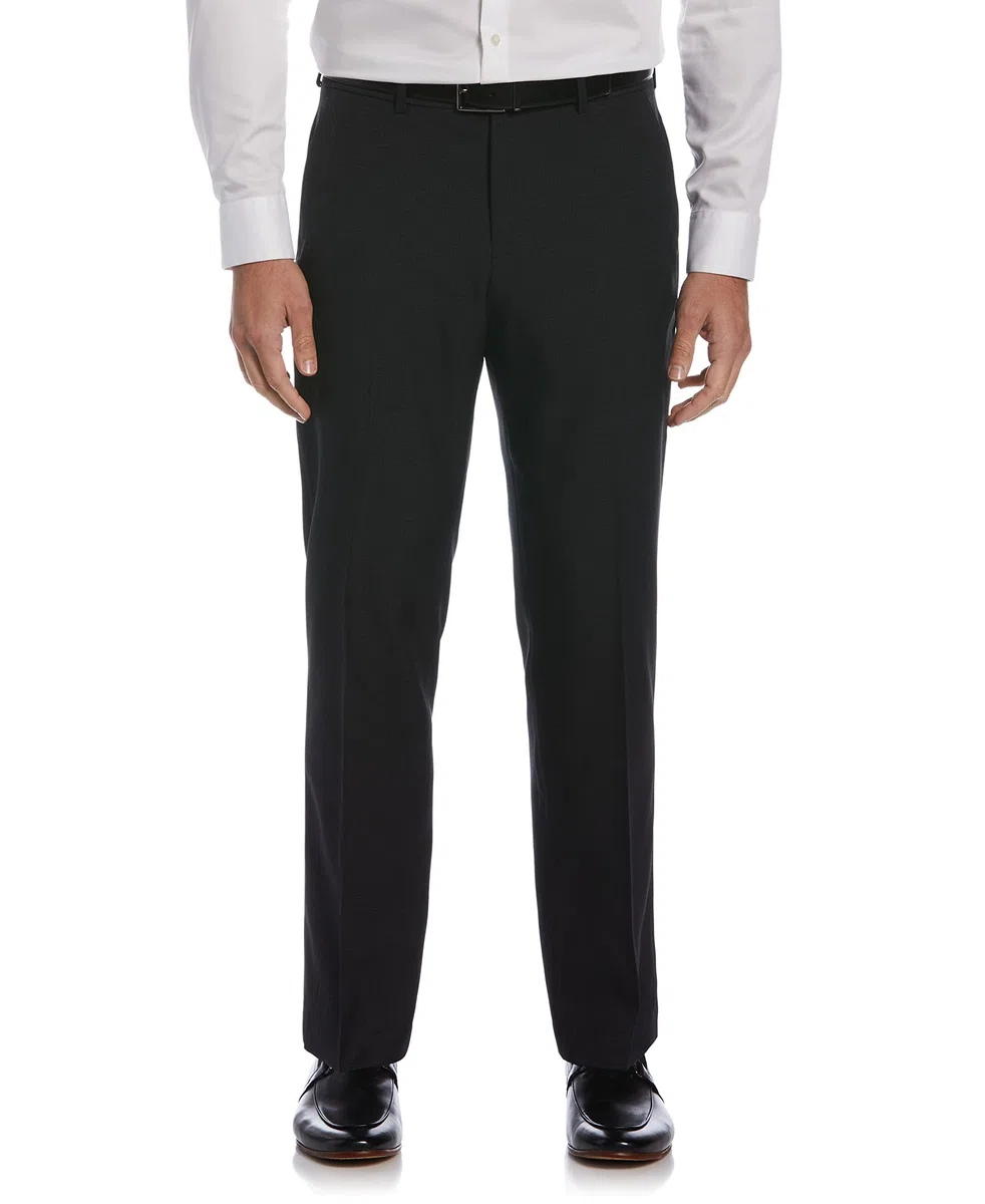 Perry Ellis Portfolio Modern-Fit Performance Pantaloni Eleganti Uomo