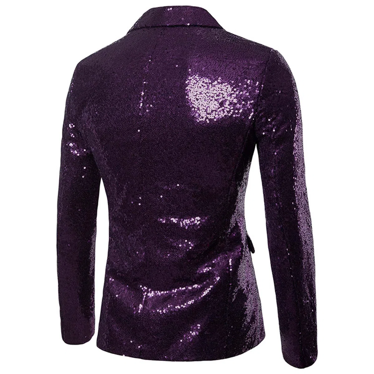 Set di 2 Pezzi Di Tendenza Paillettes Uomini Blazer E Pantaloni Brillanti Taglio Aderente Vestito Paillettes Uomo Deguisement Discoteca per Festa Matrimonio Affari Discoteca Party Club