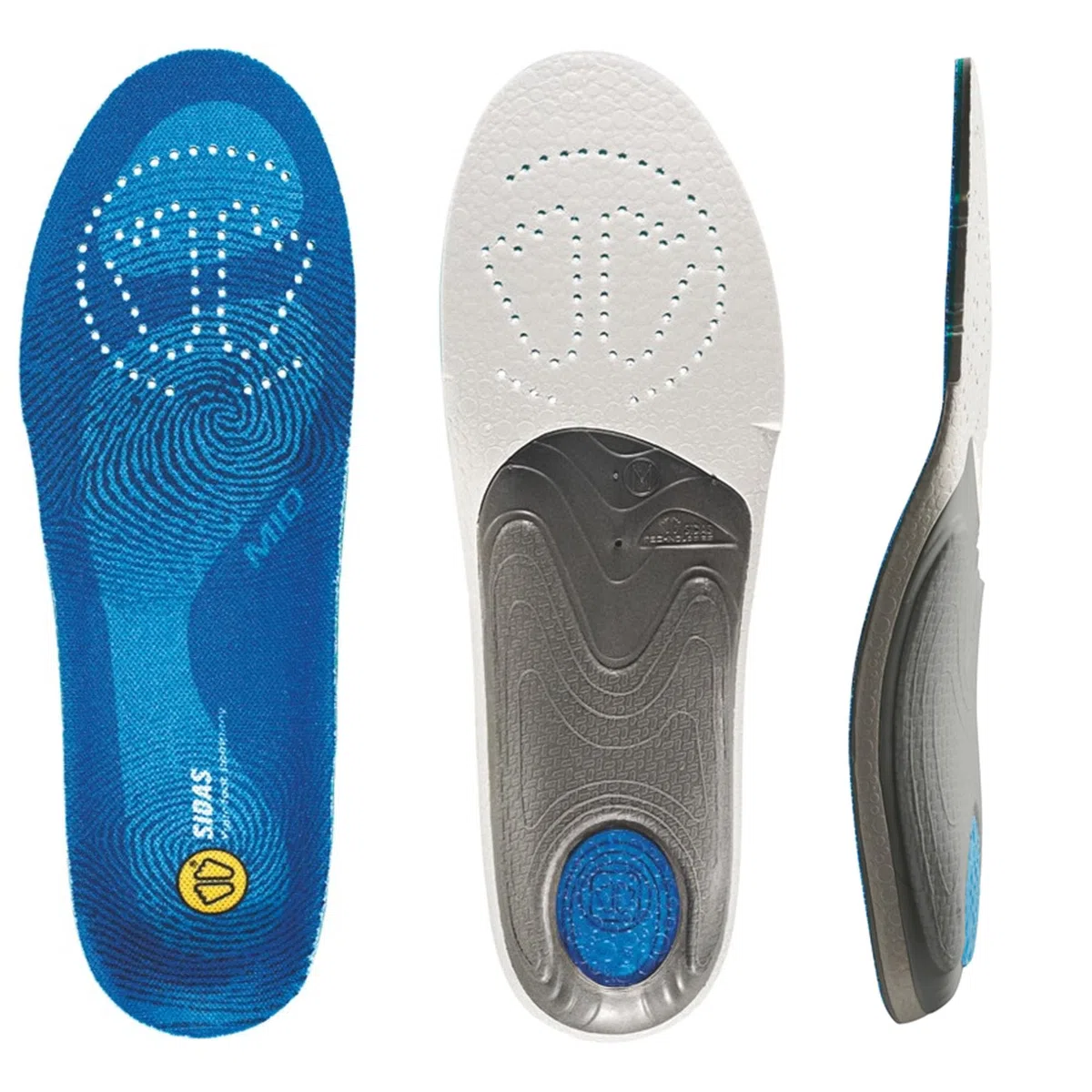 Sidas 3 Feet Mid – Suola Preformata médium – Misto, Unisex, Semelle 3Feet Mid