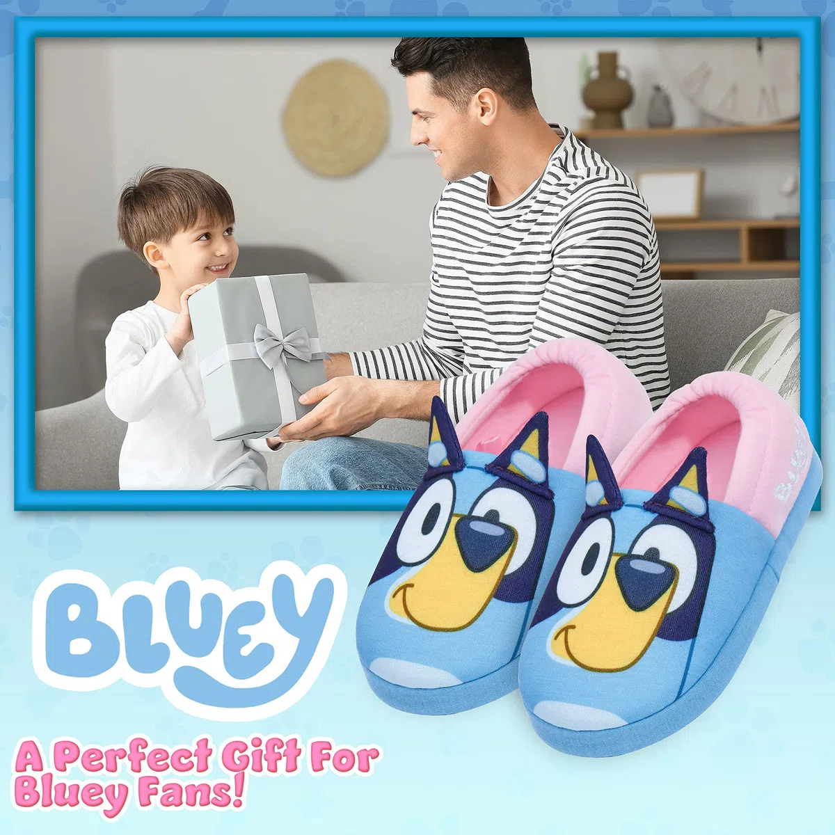 BlueY Pantofole Bambina Invernali da Casa Pantofole Bimba Chiuse Antiscivolo 23-32