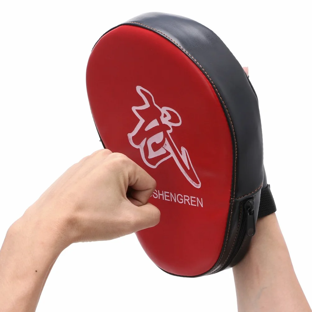 Guantoni da Boxe Allenamento Focus Obiettivi Punzoni Pad Guanto MMA Karate Combat Thai Kick