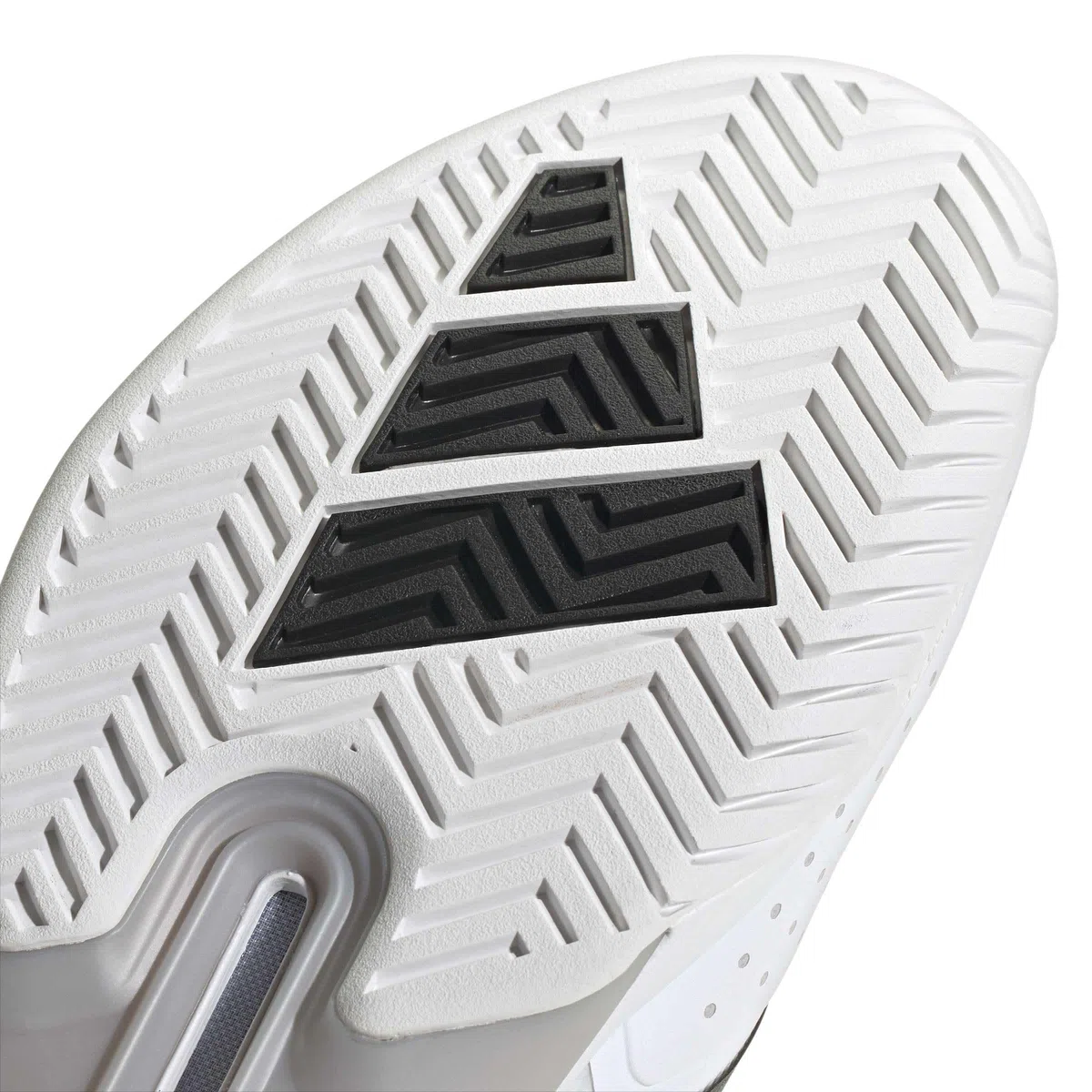 adidas Uomo Adizero Ubersonic 5 Tennis Shoes, Ftwr White/Core Black/Silver Met., 44 2/3 EU