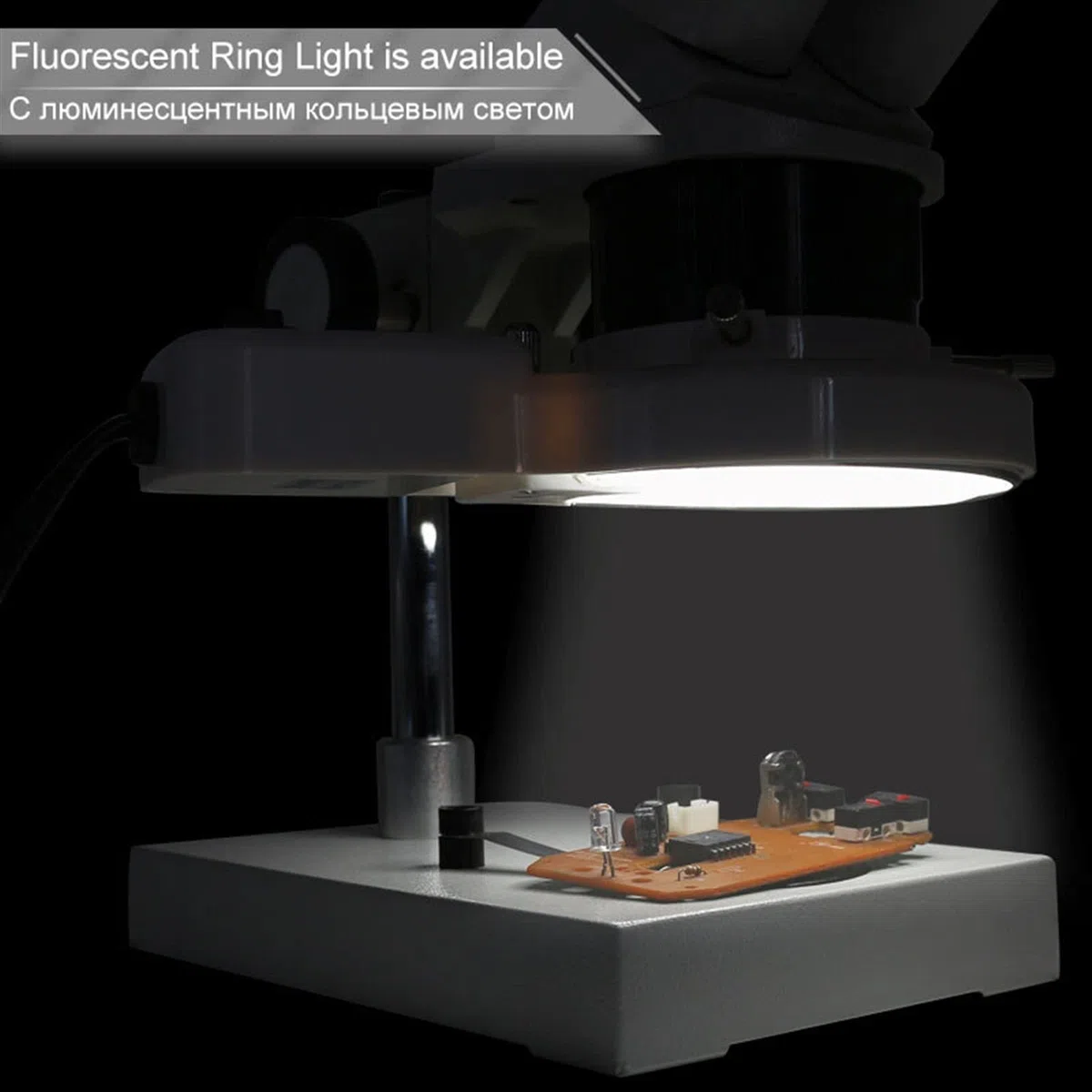 20X 40X Illuminato Industriale Stereo Microscopio Saldatura Riparazione Strumento per la Riparazione Dell'orologio Del Telefono Mobile Orologio Riparazione PCB Ispe