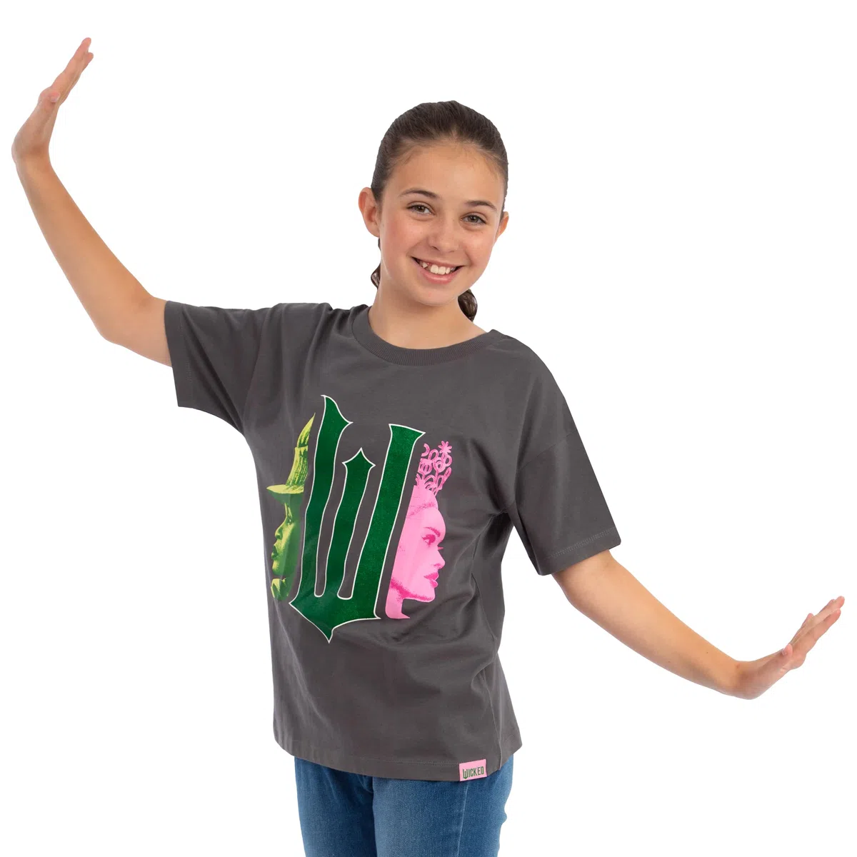 Wicked T-Shirt, Glinda E Elphaba T-Shirt, Maglietta Abbinata A Maniche Corte per Donne E Ragazze, Abbigliamento in Cotone