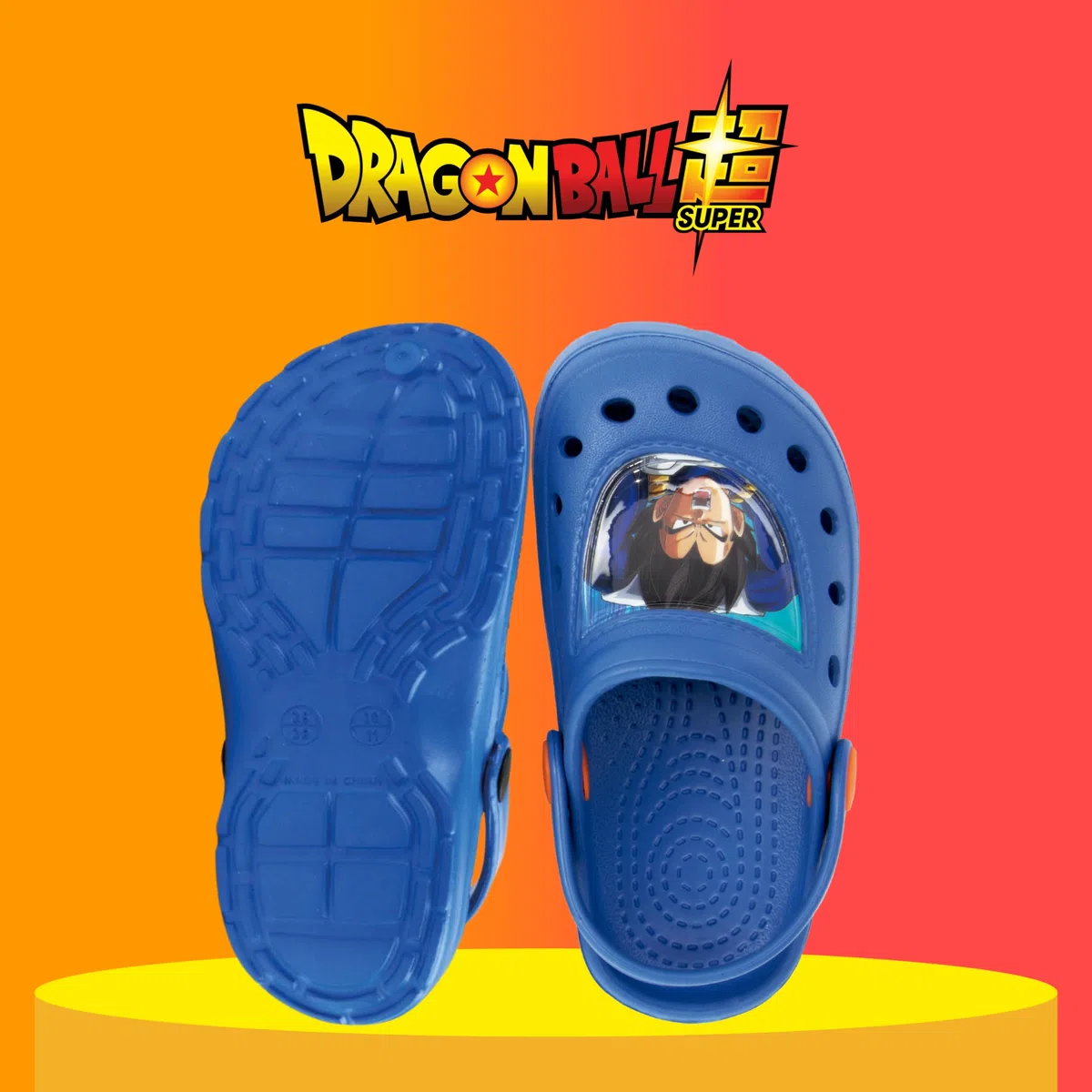 Dragon Ball Z Zoccoli Ragazzi, Design Sandali Goku e Super Saiyan, Taglie EU 22 a 33