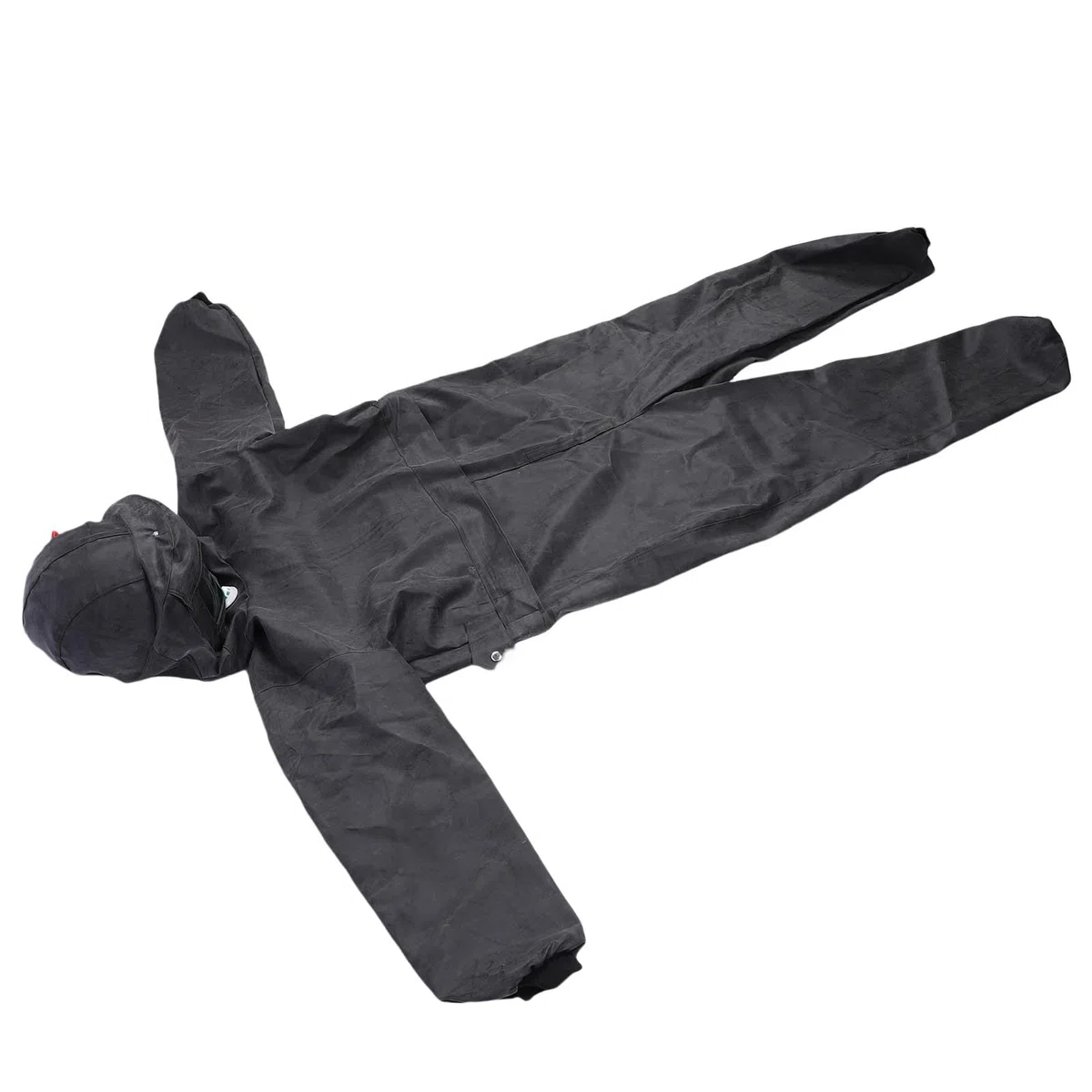 Duokon Tuta per Sabbiatura Abbigliamento Protettivo in Tessuto di Gomma con Casco di Sicurezza Integrato Tubo di Ingresso Dell'aria per la Pulizia con Sabbiatura a Spruzzo
