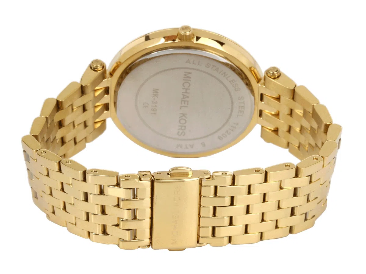Michael Kors Orologio Darci da donna, Movimento al quarzo a tre lancette in tonalità oro con cinturino in acciaio inossidabile