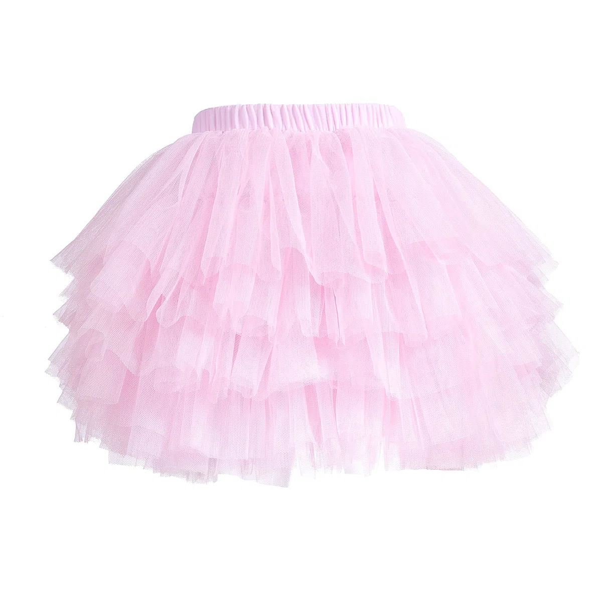 Eaasok Baby Girls' Tutu Skirt Toddler 6 Layered Tulle Tutus 1-8T Pink