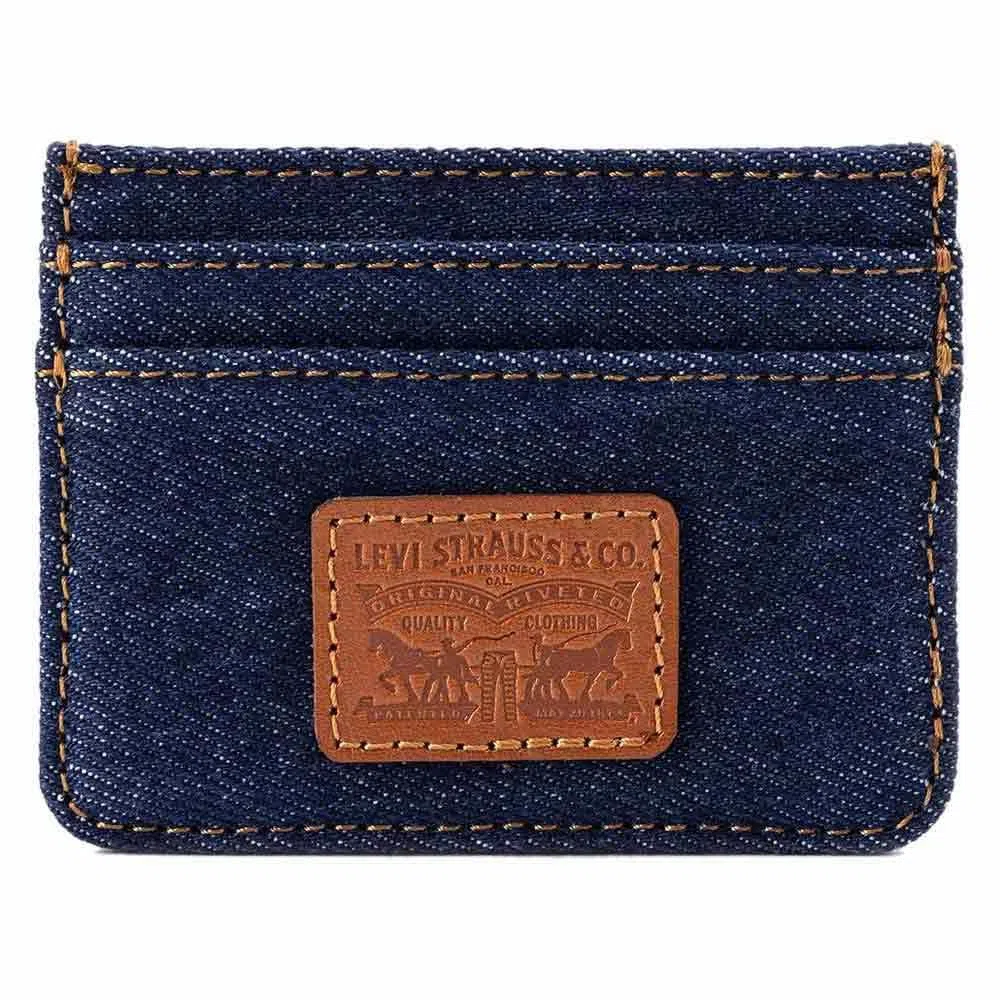 Levi's Denim Card Case - Accessorio da viaggio - Portacarte a busta Uomo, DENIM,