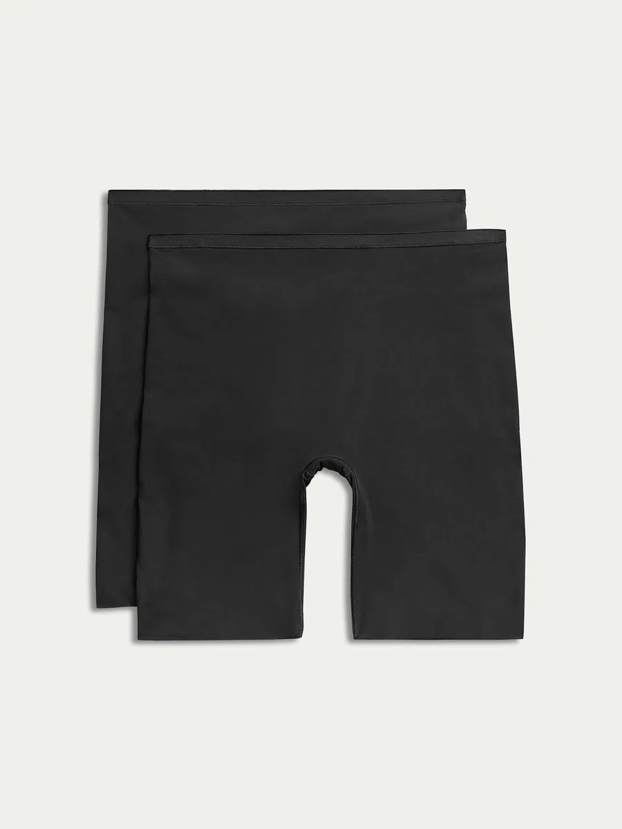 Marks & Spencer 2-Pack Donna Guaine Snellenti Cosce a Controllo Leggero