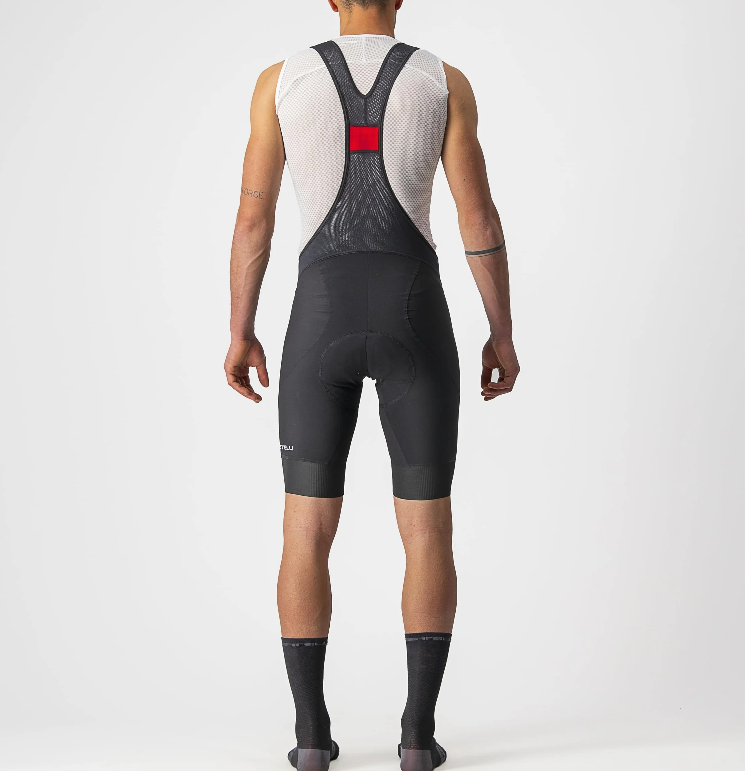 Castelli Endurance 3 Bibshort – Pantaloncini con Bretelle per Ciclismo, Fondello Ergonomico, Comfort e Performance