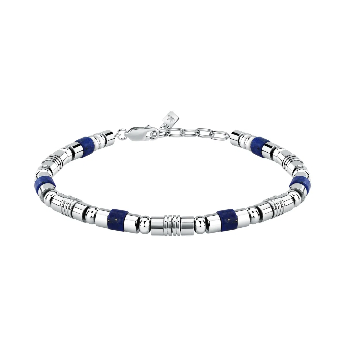 Morellato Bracciale Uomo in Acciaio, Lapislazzuli, Collezione PIETRE - S1741