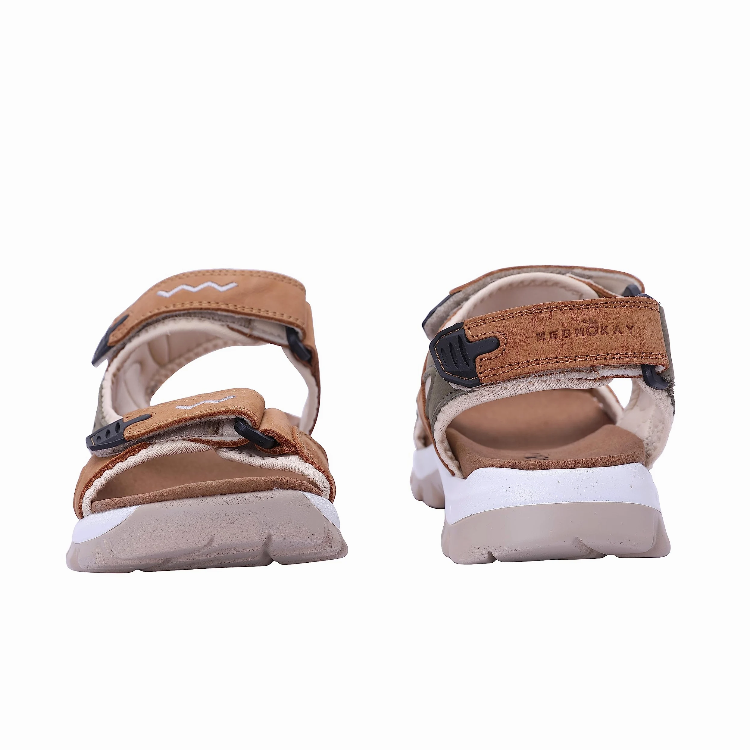 MGGMOKAY Sandali Sportivi da Donna Sandali da Trekking Donna in Pelle