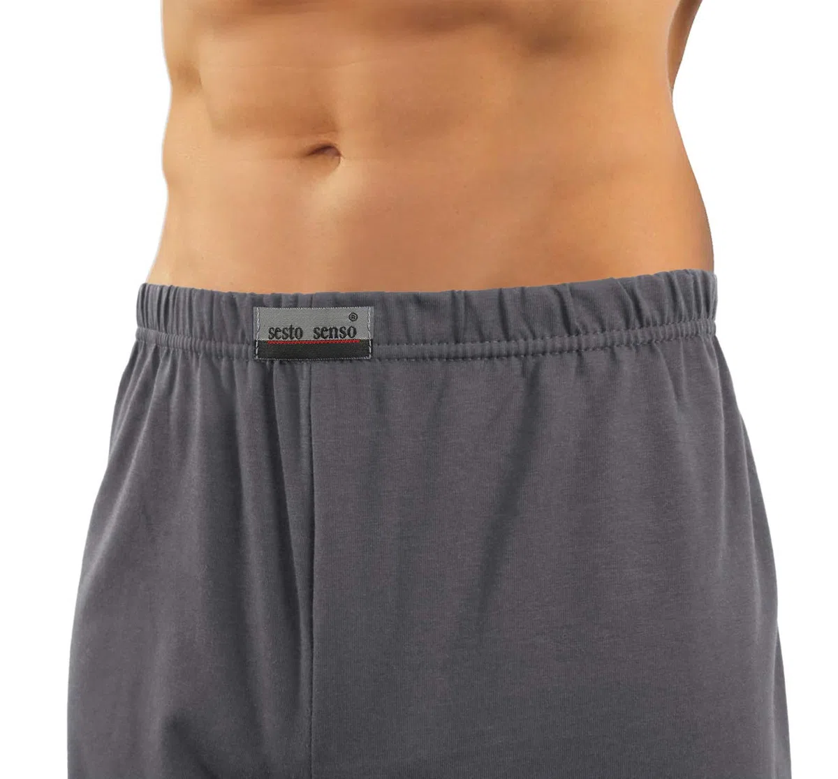sesto senso Pigiama Uomo Abbottonata Cotone Lungo Set Pigiami Bottoni Classici Due Pezzi Lingerie Maniche Lunghe Pantaloni Lunghi