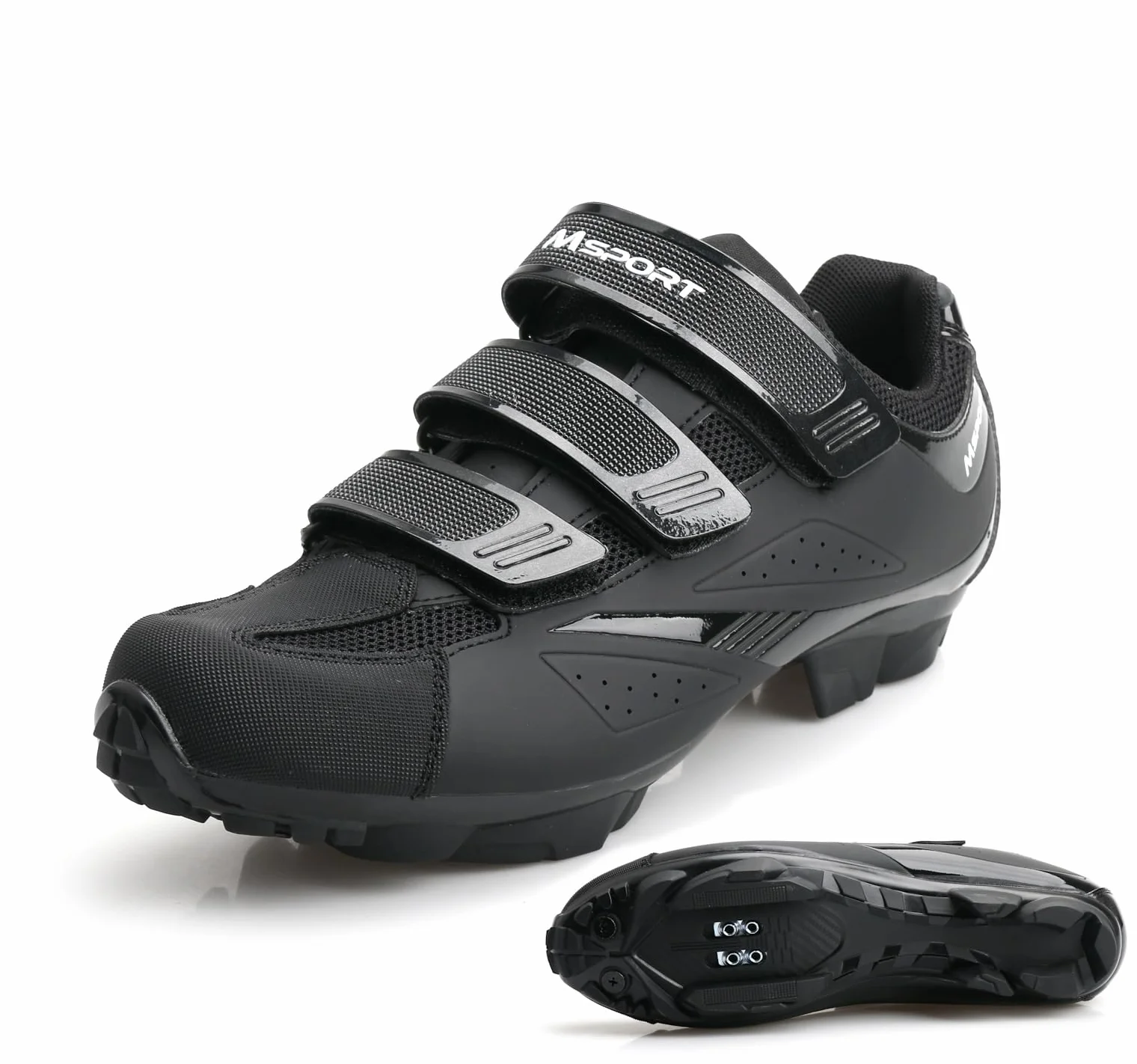 Scarpe MTB Mountain Bike Uomo/Donna Scarpe Spinning Traspiranti, Antiscivolo e Compatibili con Pedali SPD