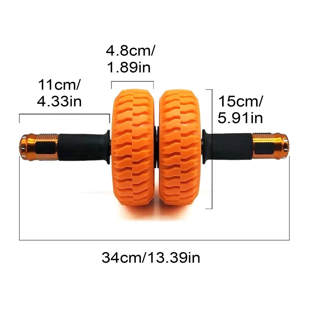 Ruota Ab Roller Attrezzo Allenamento Addominali Casa Fitness | Ruota per Addominali 15 Cm Allenamento Per Interni Famiglia Esterni Ufficio Viaggio Lavoro