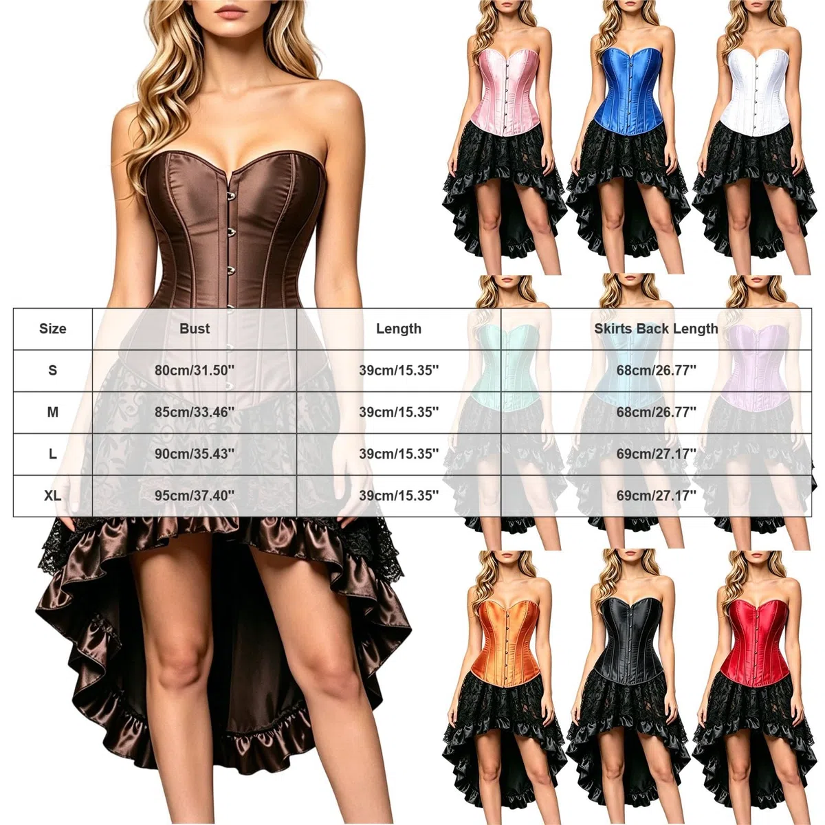 Generico Corsetto Body Modellante Body Modellante Senza Maniche da Donna a Tinta Unita con Spalline Regolabili, Intimo Push up per Glutei e Addome, Collant Modellanti per la Vita, Bustino Addome