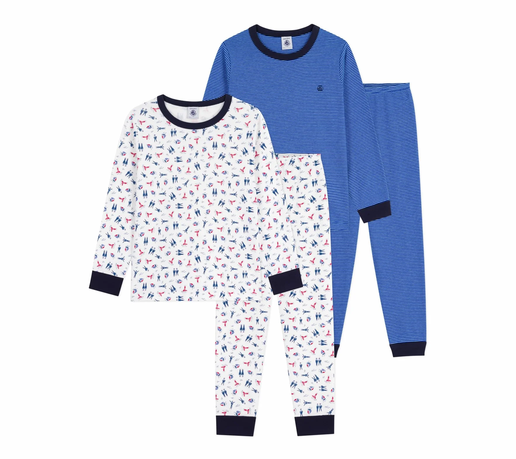 Petit Bateau Lot Petitm Abbigliamento Notte Bambini e Ragazzi (Pacco da 2)
