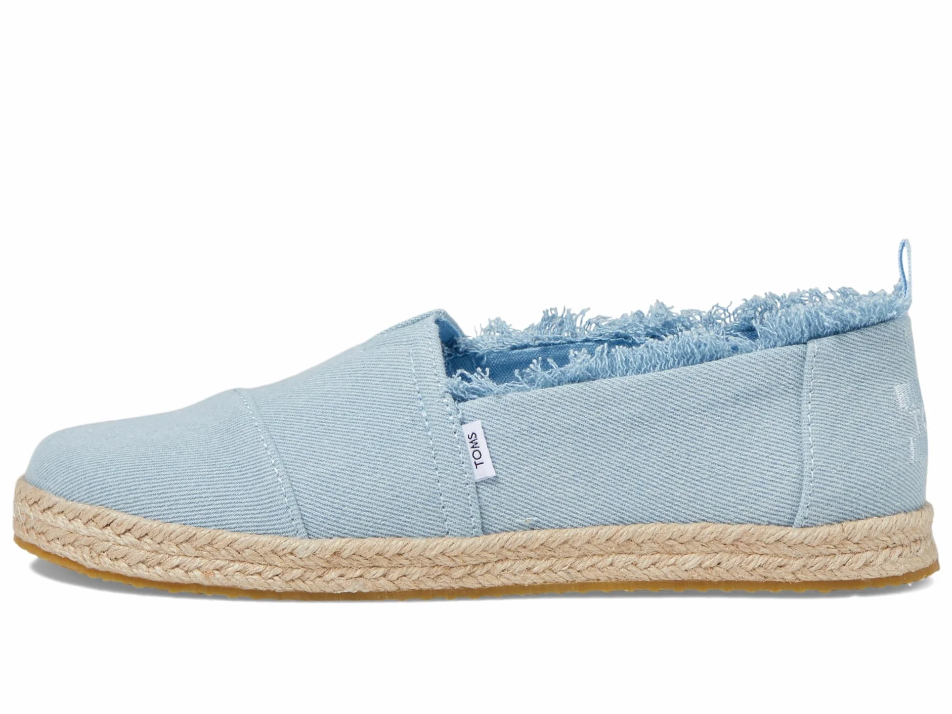 TOMS Alpargata Rope, Mocassino Basso Bambine e Ragazze, Pastel Blue Washed Denim, 36.5 EU
